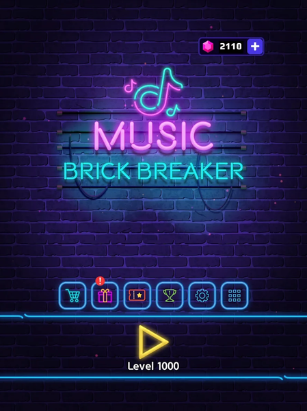 Brick Breaker Music : Amazing - عکس بازی موبایلی اندروید