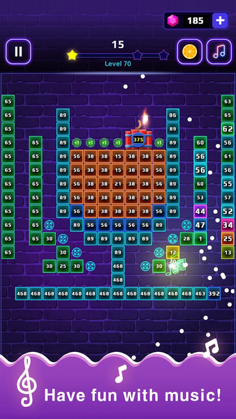 Brick Breaker Music : Amazing - عکس بازی موبایلی اندروید