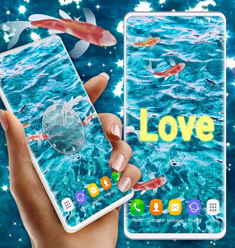 Fish ۴K HD Koi Live Pond ۳D - عکس برنامه موبایلی اندروید