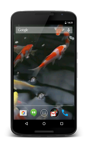 Koi Video Live Wallpaper - Image screenshot of android app