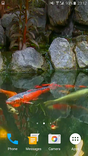 Koi Fish Video Wallpaper 3D - Image screenshot of android app