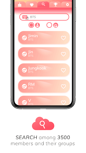 Kpop Idol Birthday Reminder - Image screenshot of android app