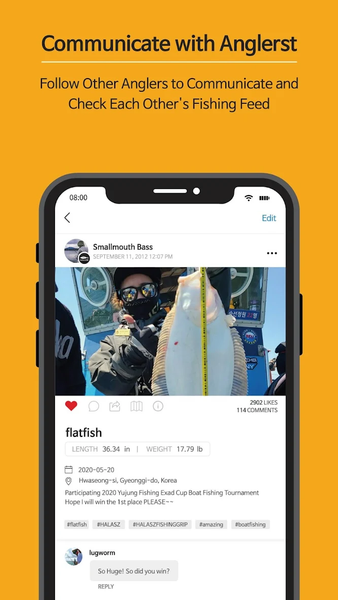 Measure your fish with Halasz - عکس برنامه موبایلی اندروید