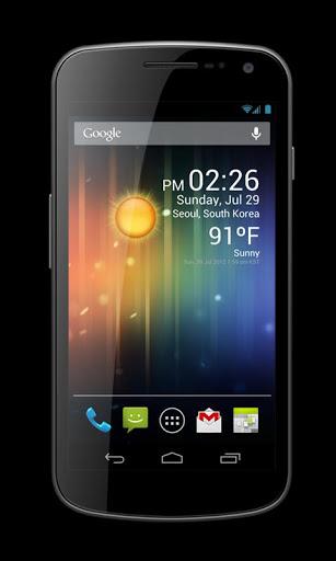 Weather Clock Widget - Image screenshot of android app