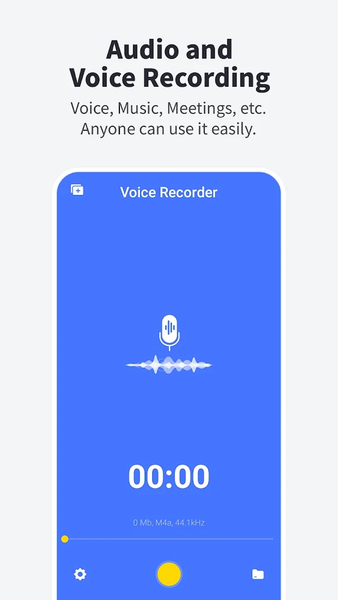 Voice Recorder-Audio Recording - Image screenshot of android app