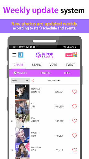 K-POP Starpic - عکس برنامه موبایلی اندروید