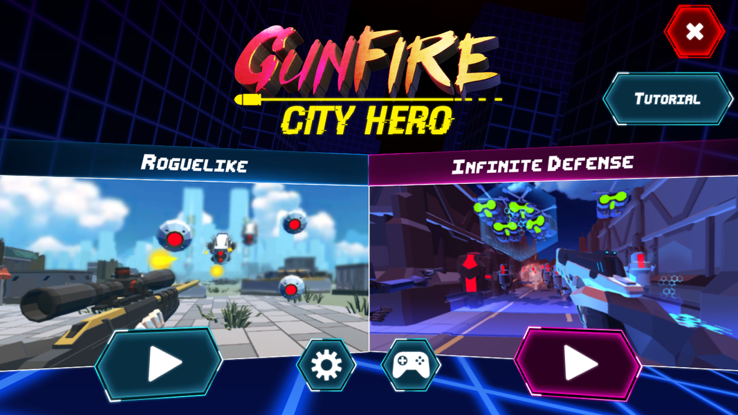 GunFire : City Hero - Gameplay image of android game