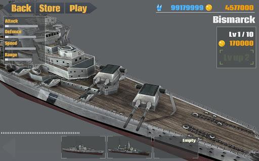 Warship War - The Atlantic War - Gameplay image of android game