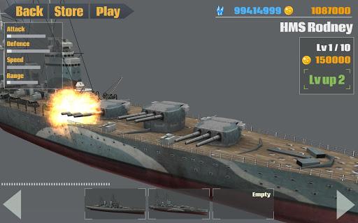Warship War - The Atlantic War - Gameplay image of android game