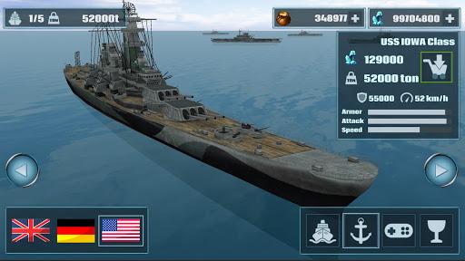 Warship War :Navy Fleet Combat - Gameplay image of android game