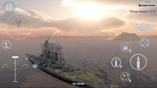 Warship War :Navy Fleet Combat - Gameplay image of android game