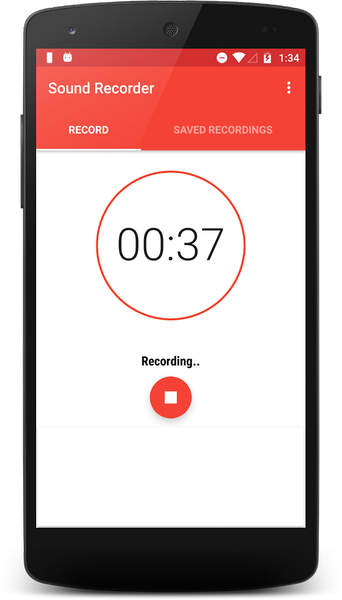 Sound Recorder - عکس برنامه موبایلی اندروید