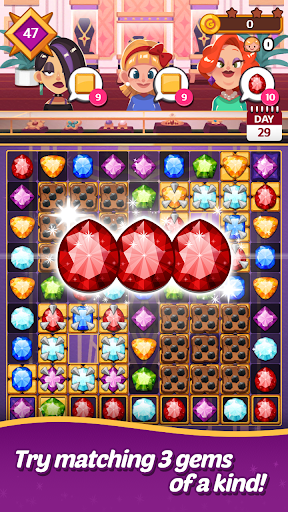 Jewelry Puzzle: Match 3 - عکس برنامه موبایلی اندروید