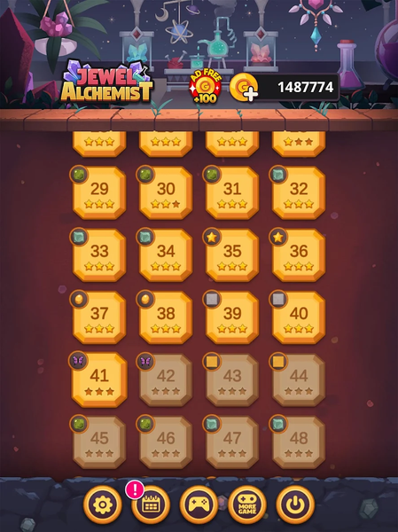 Jewel Alchemist : Match 3 - Gameplay image of android game