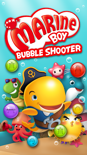 Bubble Shooter: Marine Boy - Gameplay image of android game