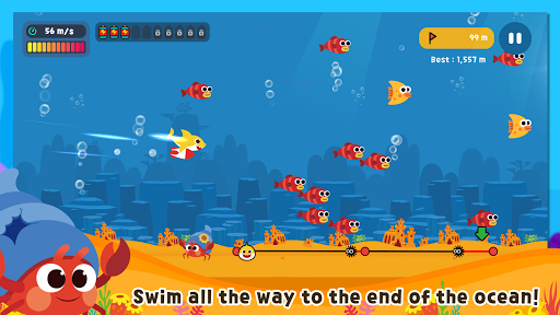 Baby Shark FLY - Gameplay image of android game