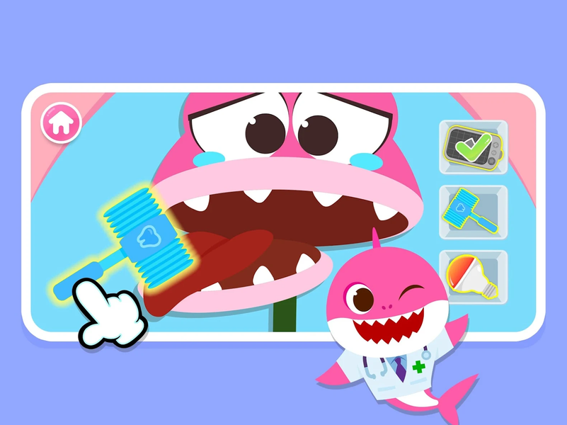 Baby Shark Dentist Play: Game - Gameplay image of android game