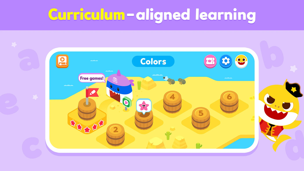 Baby Shark English: ABC Games - Image screenshot of android app