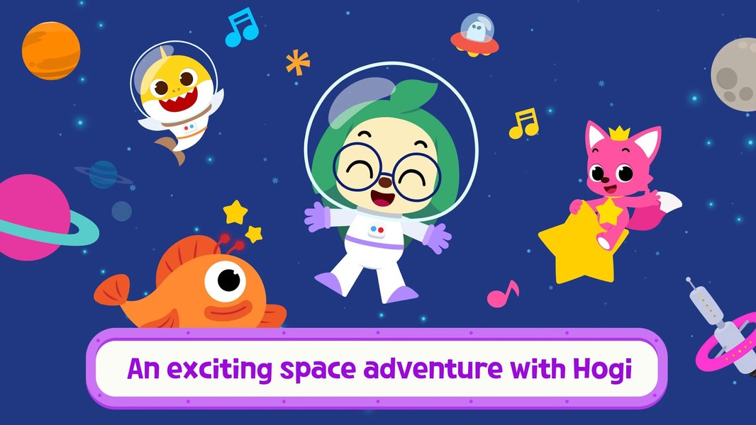 Pinkfong Hogi Star Adventure - Image screenshot of android app