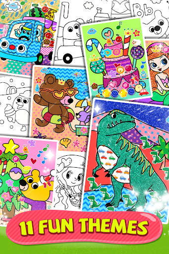Pinkfong Coloring Fun for kids - عکس برنامه موبایلی اندروید