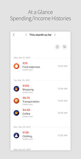 DAILY POCKET - Budget Manager - عکس برنامه موبایلی اندروید