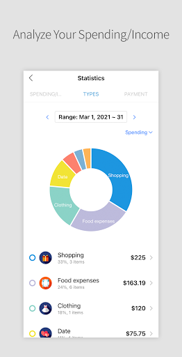 DAILY POCKET - Budget Manager - عکس برنامه موبایلی اندروید