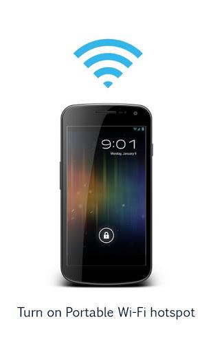 Portable Wi-Fi hotspot - Image screenshot of android app