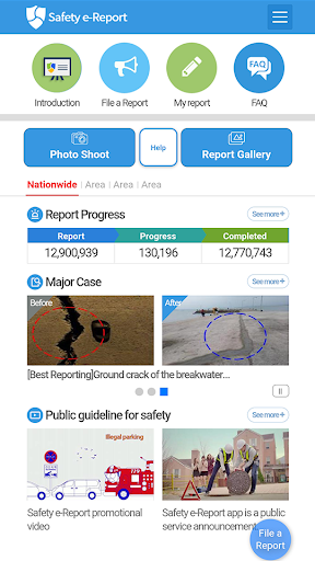 Safety e-Report - Image screenshot of android app