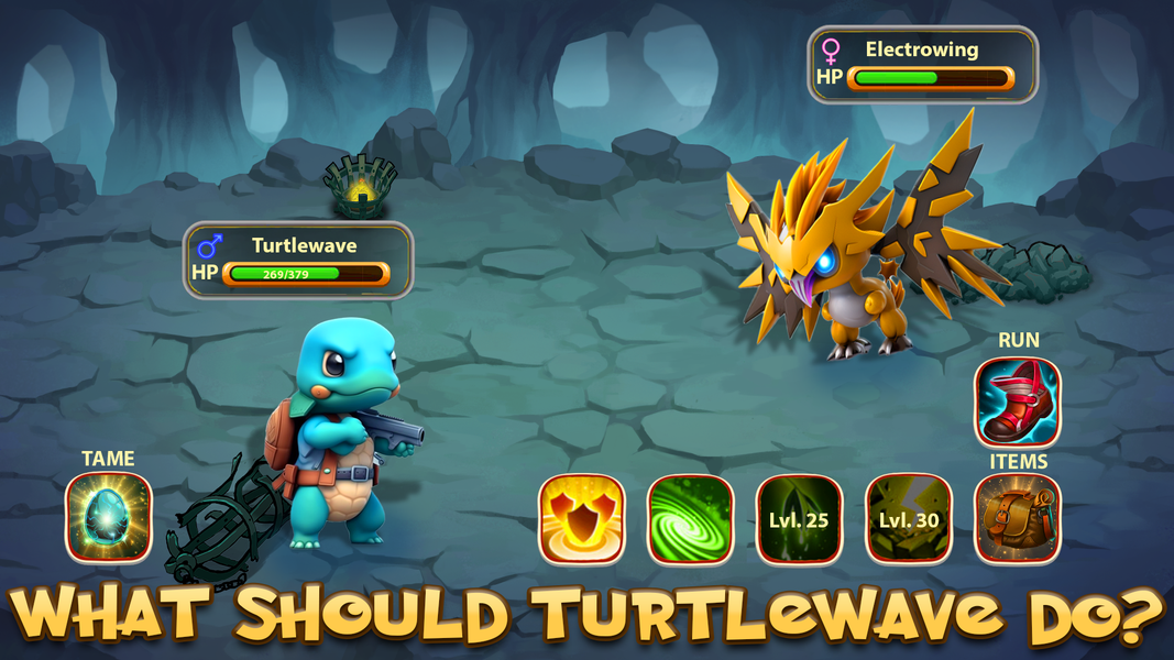 Monsters: Dragon Tamer - Gameplay image of android game