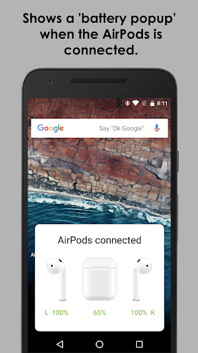 AirBuds Popup - airpod battery - Image screenshot of android app