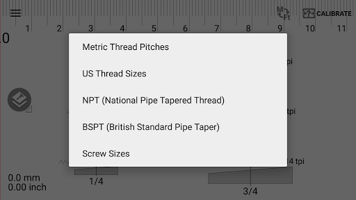 Thread pitch gauge - عکس برنامه موبایلی اندروید