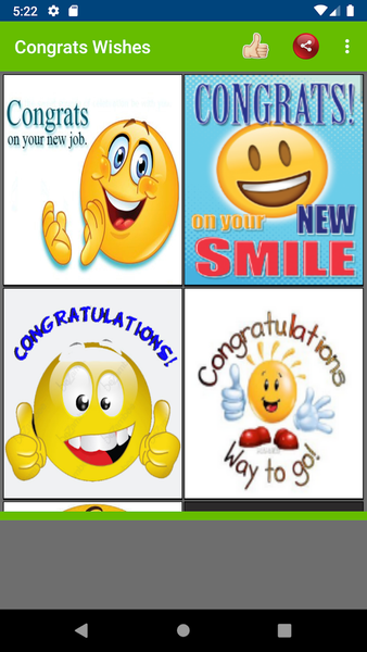 Congratulations Wishes Images - Image screenshot of android app