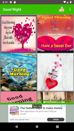 Good Night Love Images - Image screenshot of android app