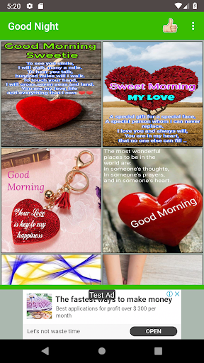 Good Night Love Images - Image screenshot of android app