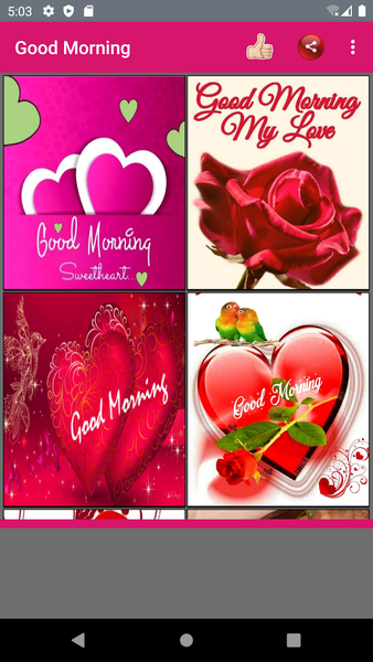Good Morning & Love Images - Image screenshot of android app