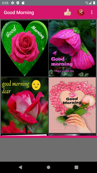 Good Morning & Love Images - Image screenshot of android app