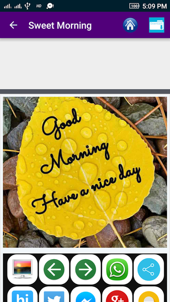 Good Morning Images, Night Ima - Image screenshot of android app