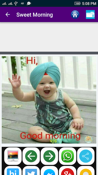Good Morning Images, Night Ima - Image screenshot of android app