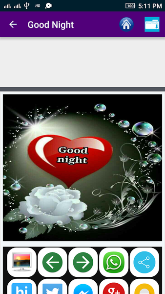 Good Morning Images, Night Ima - Image screenshot of android app