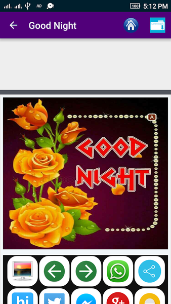 Good Morning Images, Night Ima - Image screenshot of android app