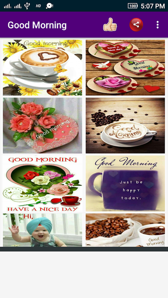 Good Morning Images, Night Ima - Image screenshot of android app
