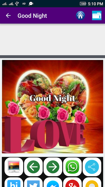 Good Morning Images, Night Ima - Image screenshot of android app