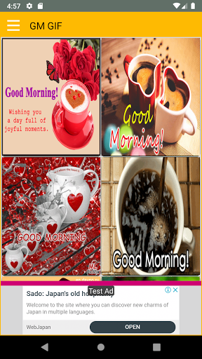 Good Morning GIF - Image screenshot of android app