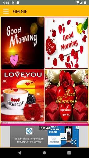 Good Morning GIF - Image screenshot of android app