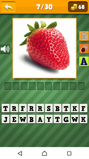 Fruits Quiz - guess and learn - Gameplay image of android game