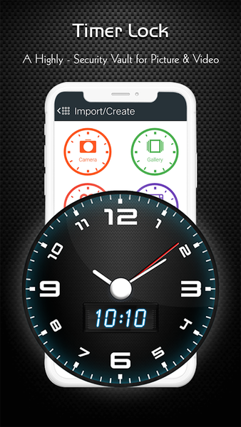 Timer Lock - Photo Lock App - عکس برنامه موبایلی اندروید