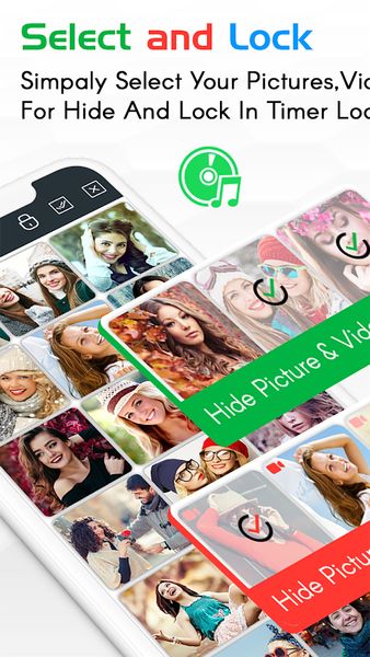 Timer Lock - Photo Lock App - عکس برنامه موبایلی اندروید