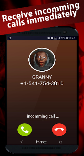 scary granny's video call/chat game prank - عکس بازی موبایلی اندروید