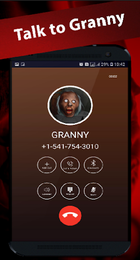 scary granny's video call/chat game prank - عکس بازی موبایلی اندروید