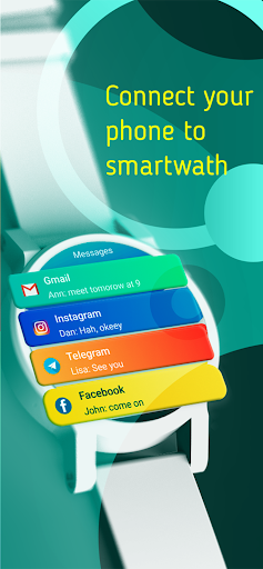 Smart Watch app - Sync Wear OS - عکس برنامه موبایلی اندروید